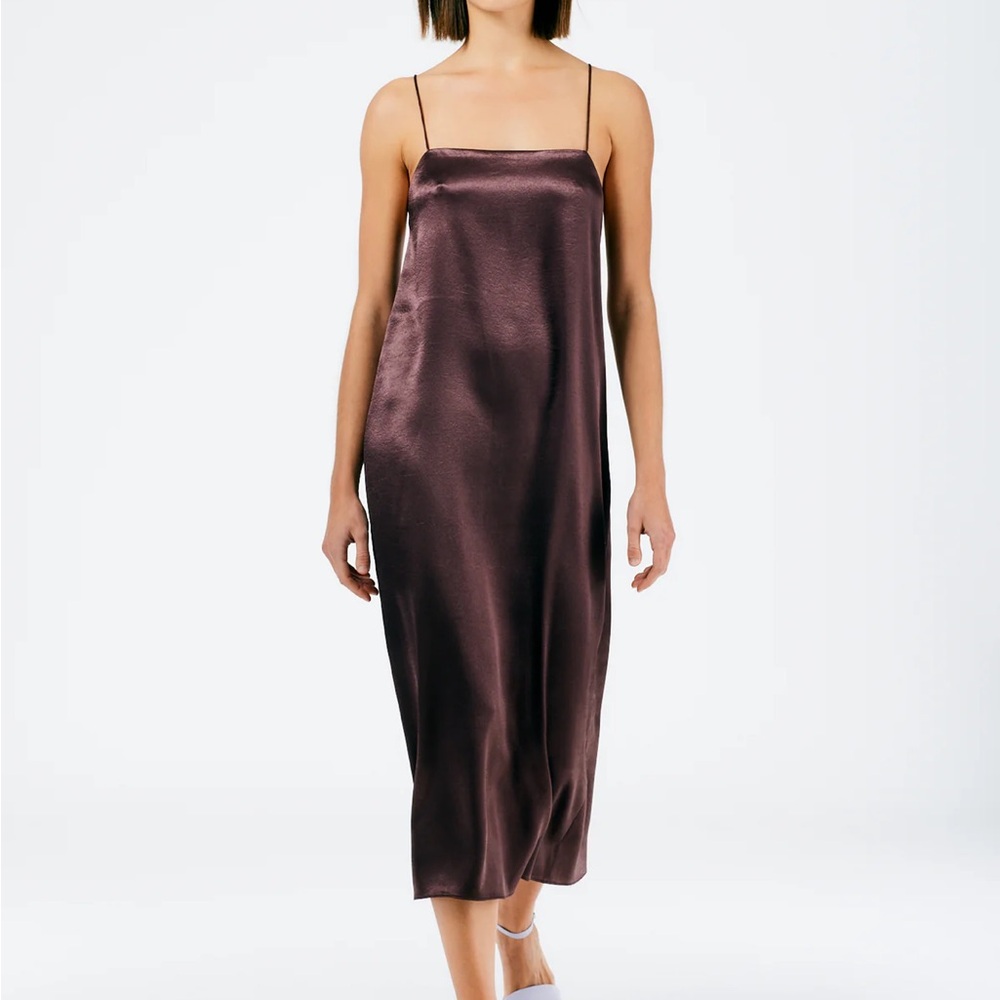 Tibi Summer Satin Slip Dress